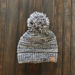 Winter Beanie Hat With Pom
